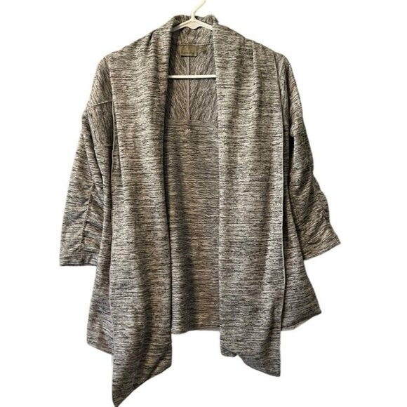 Athleta Haven Wrap Cardigan Sweater Small‎ Draped Athleisure Preppy Loungewear - Picture 1 of 11